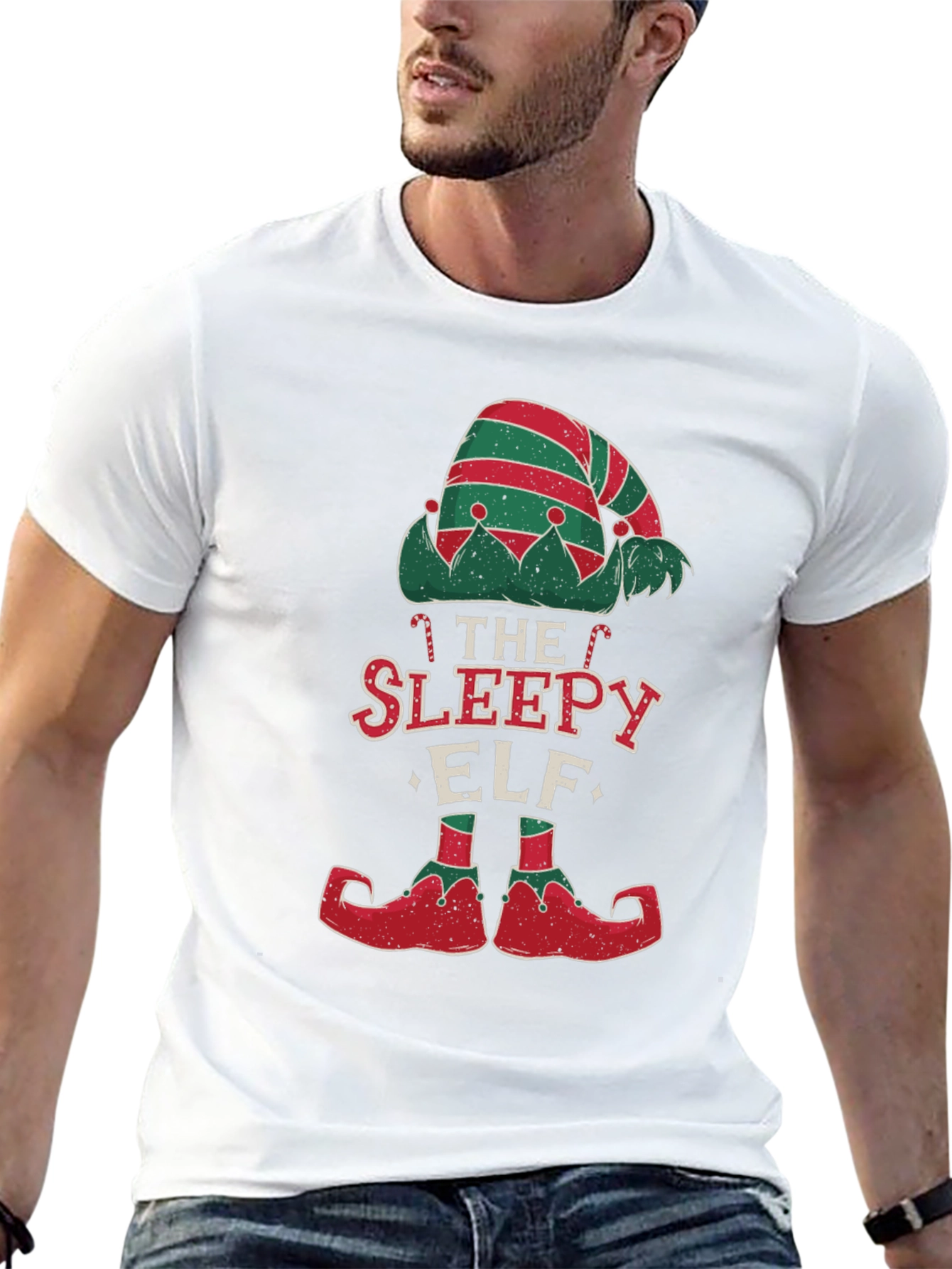 The Sleepy Elf Christmas T-Shirt