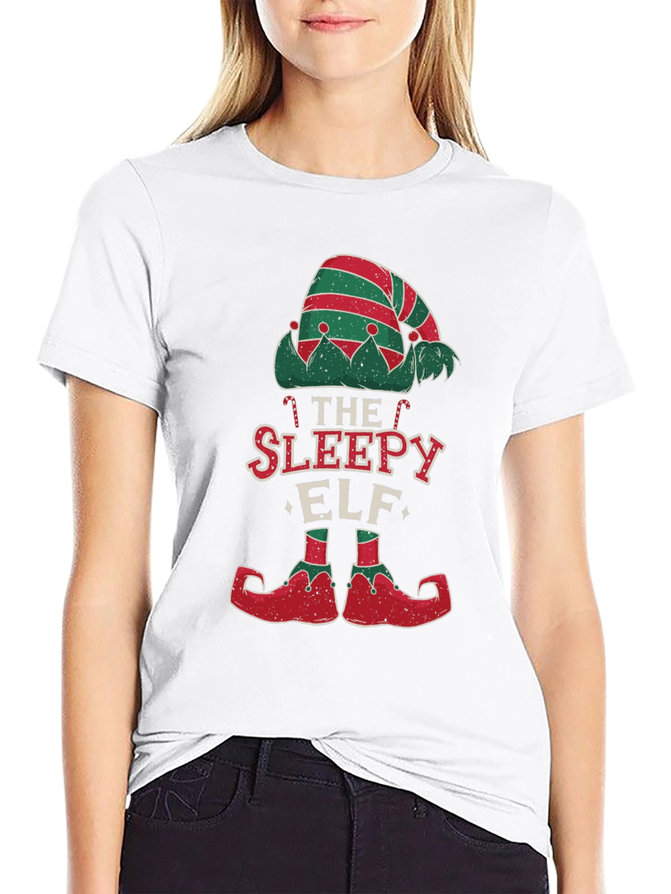 The Sleepy Elf Christmas T-Shirt