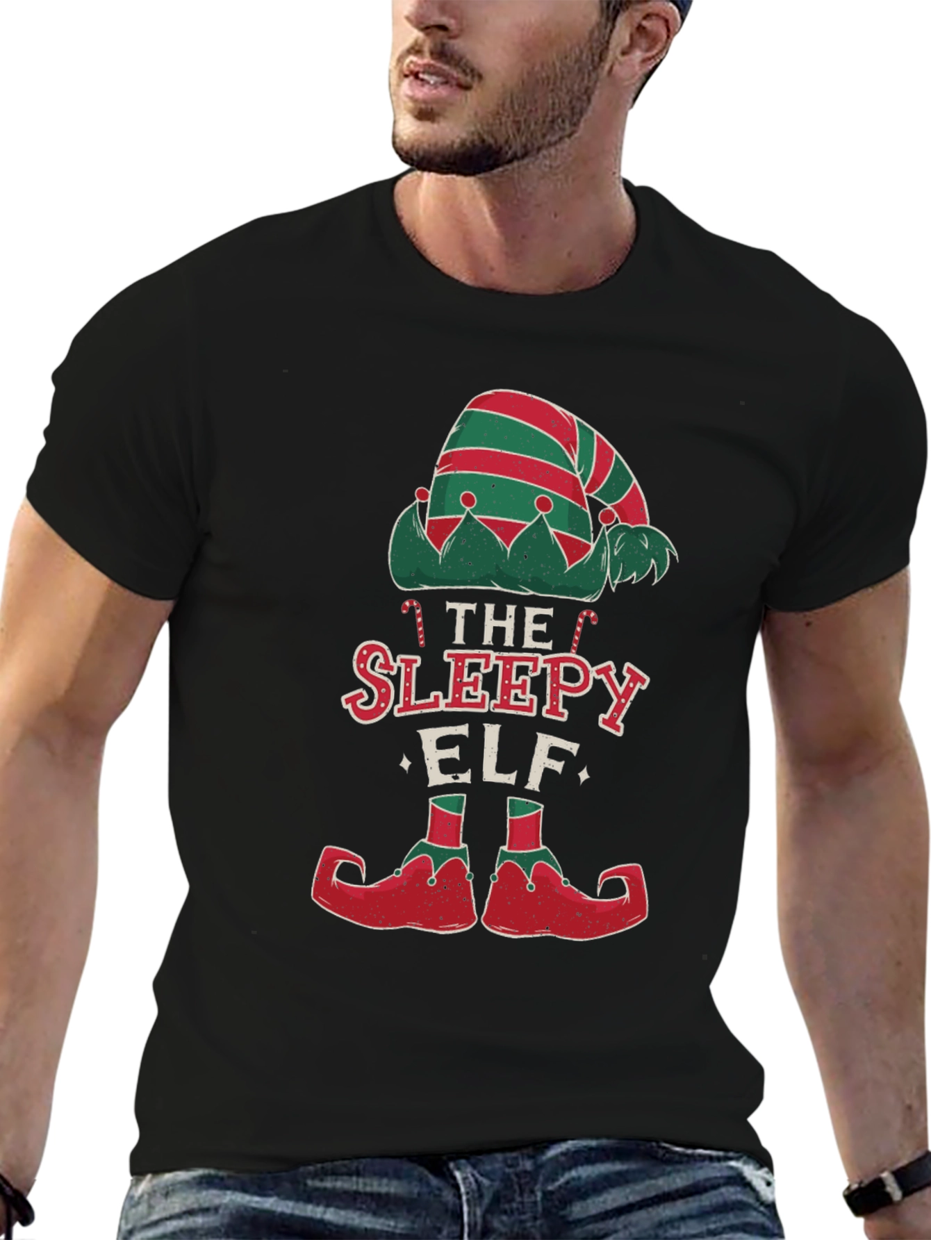 The Sleepy Elf Christmas T-Shirt