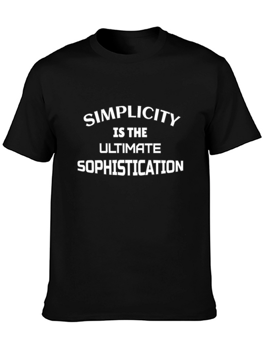 Simplicity is the Ultimate Sophistication T-Shirt
