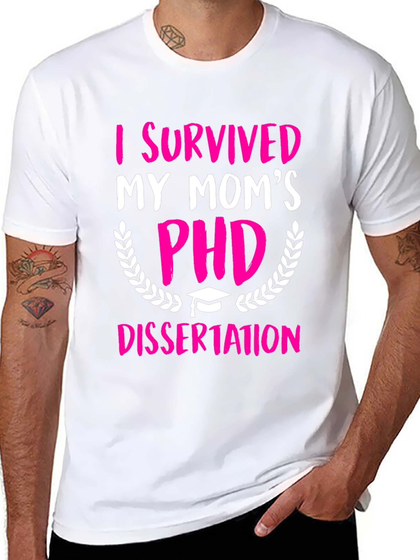 I Survived My Moms PHD T-Shirt
