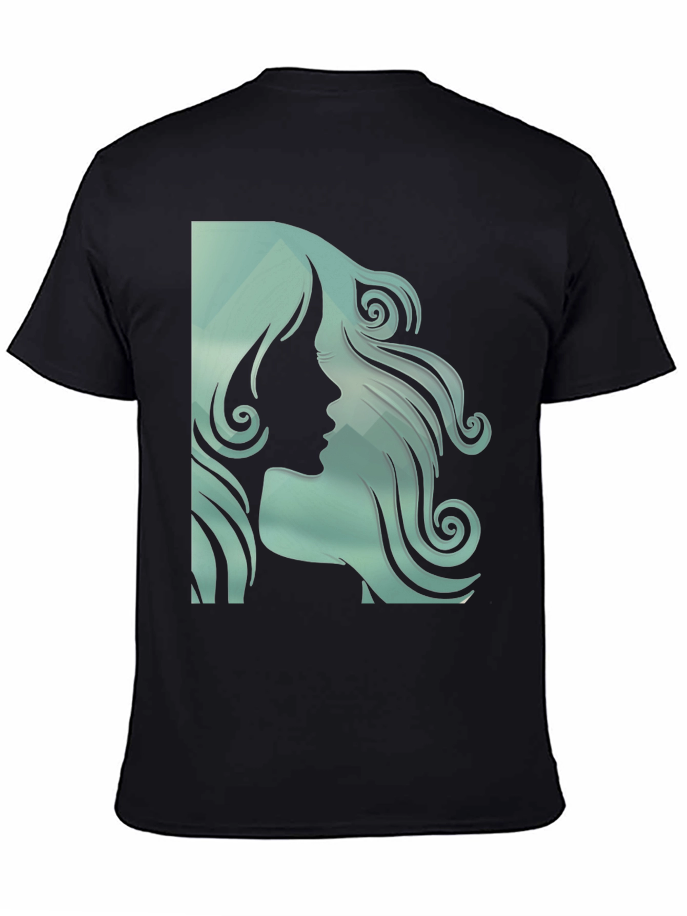 Elegant Silhouette Graphic Tee - Modern Unisex Design