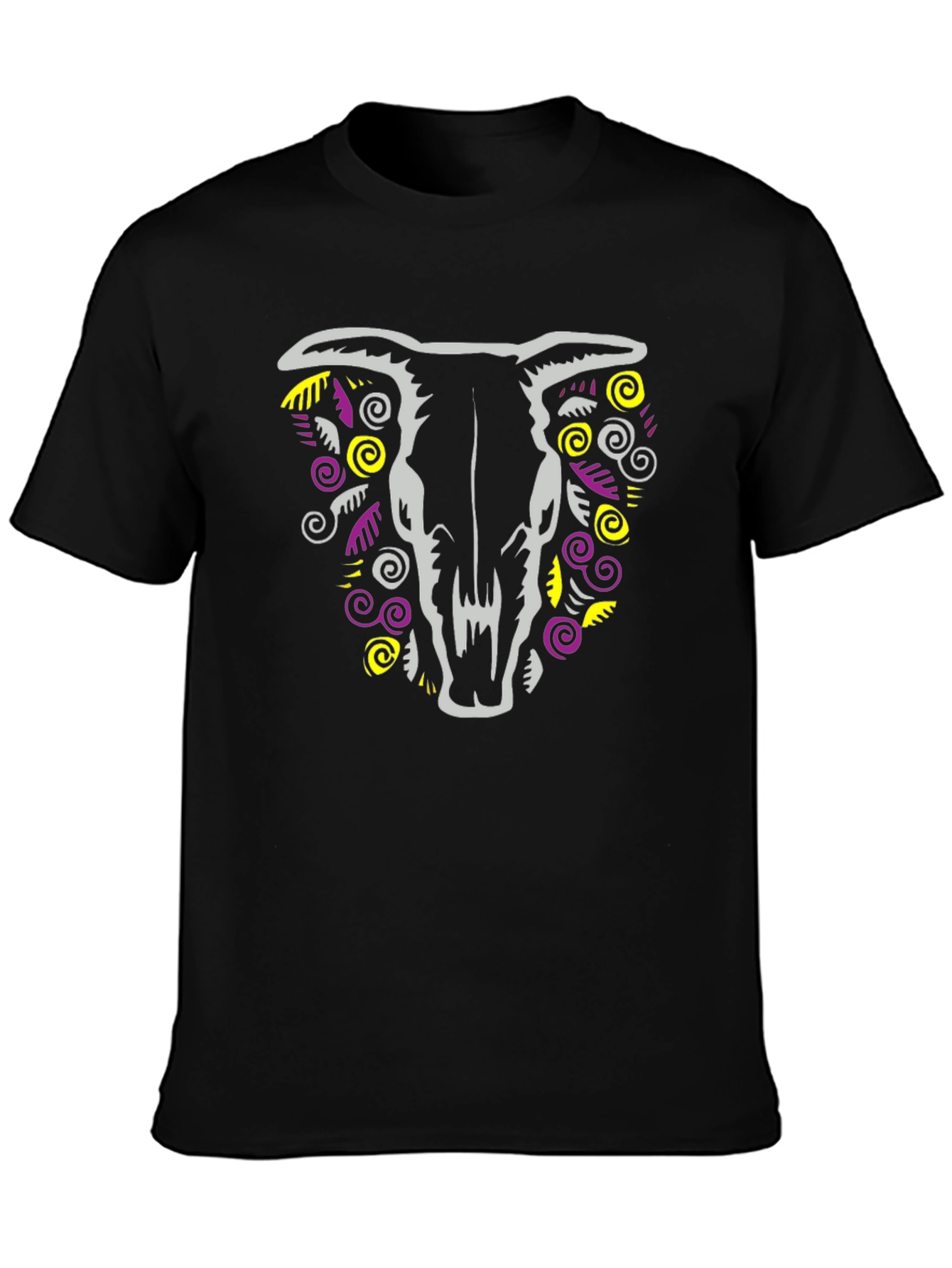 Skull Graphic T-Shirt - Trendy Mens Tee