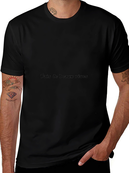 Fais De Beaux Rêves Black T-Shirt