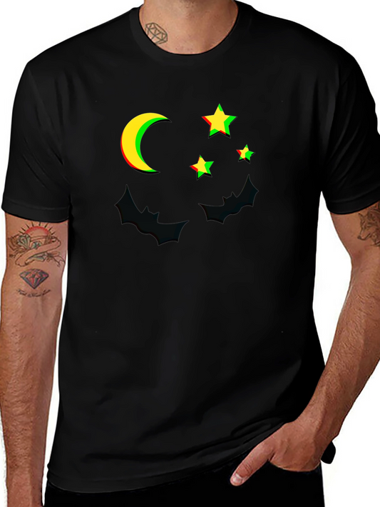 Halloween Moon & Stars Graphic Tee
