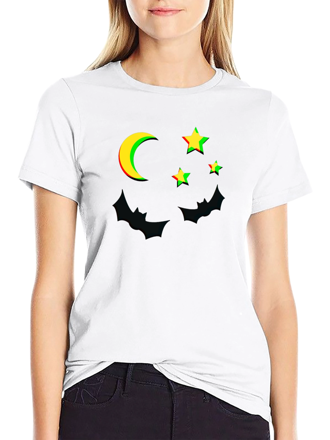 Halloween Moon & Stars Graphic Tee