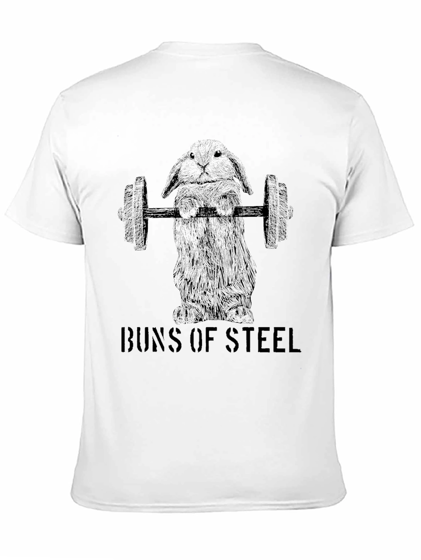 Buns of Steel - Funny Gym Bunny T-Shirt