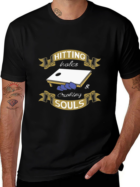 Hitting Holes & Crushing Souls Graphic Tee