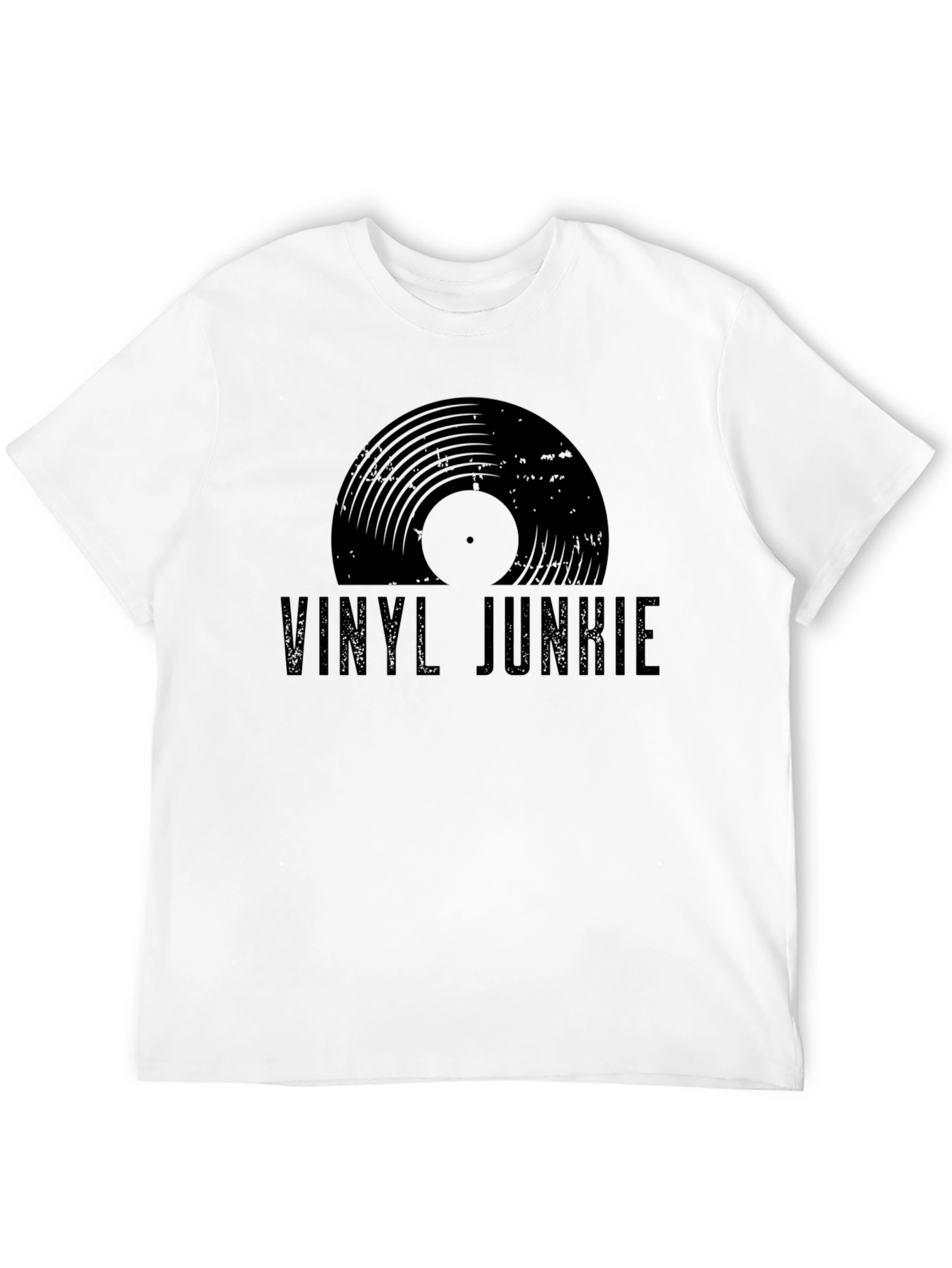 Vinyl Junkie T-Shirt - Music Lover Tee