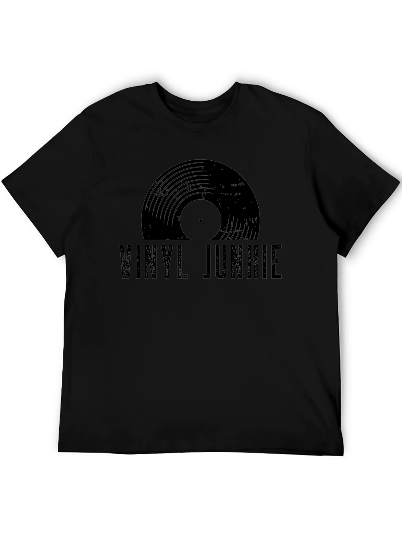 Vinyl Junkie T-Shirt - Music Lover Tee