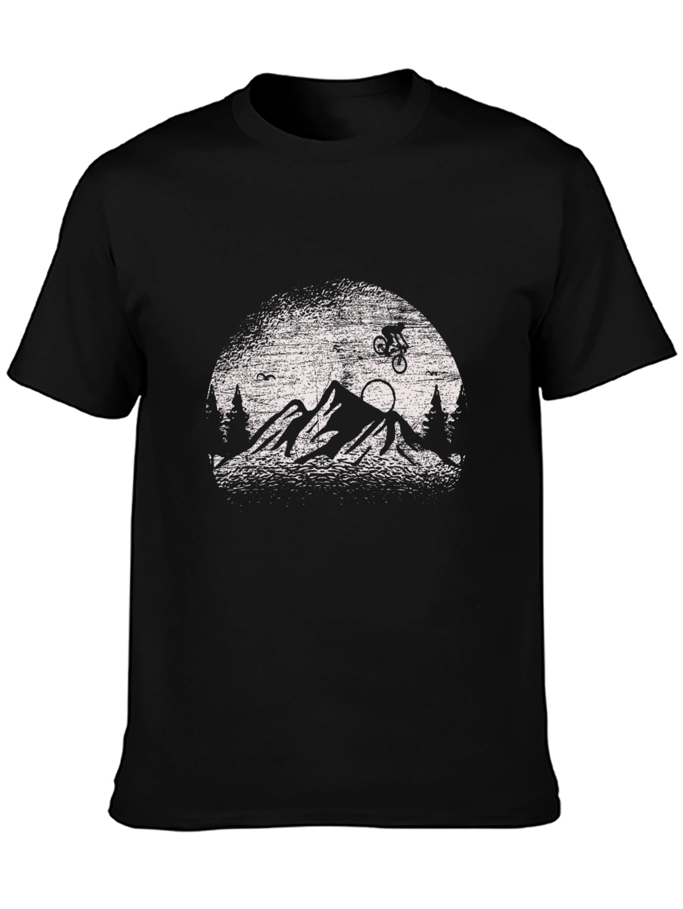 Mountain Bike Stunt T-Shirt - Black