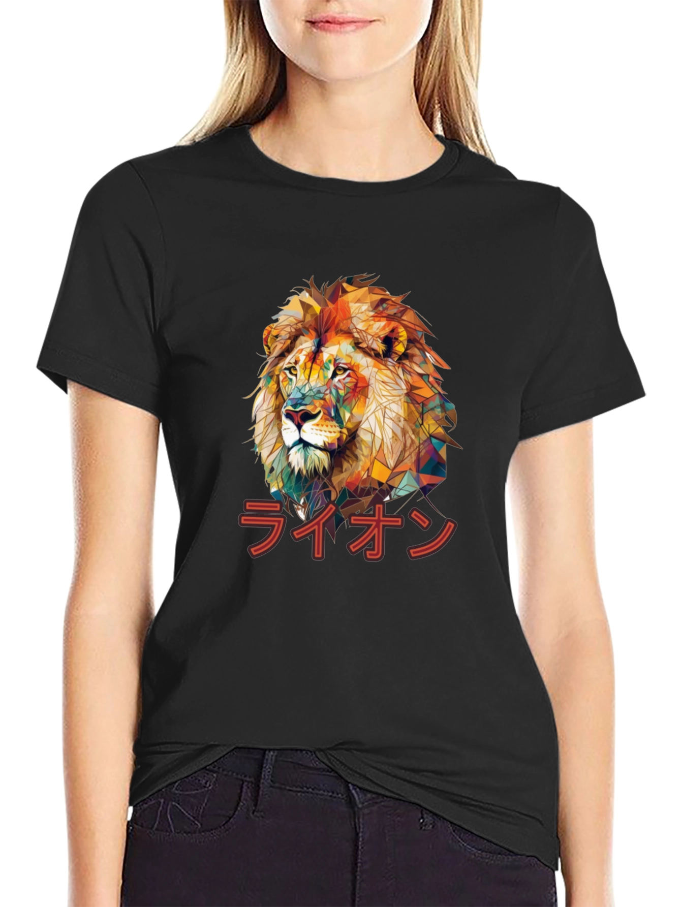 Lion Graphic Print T-Shirt - Stylish Mens Tee
