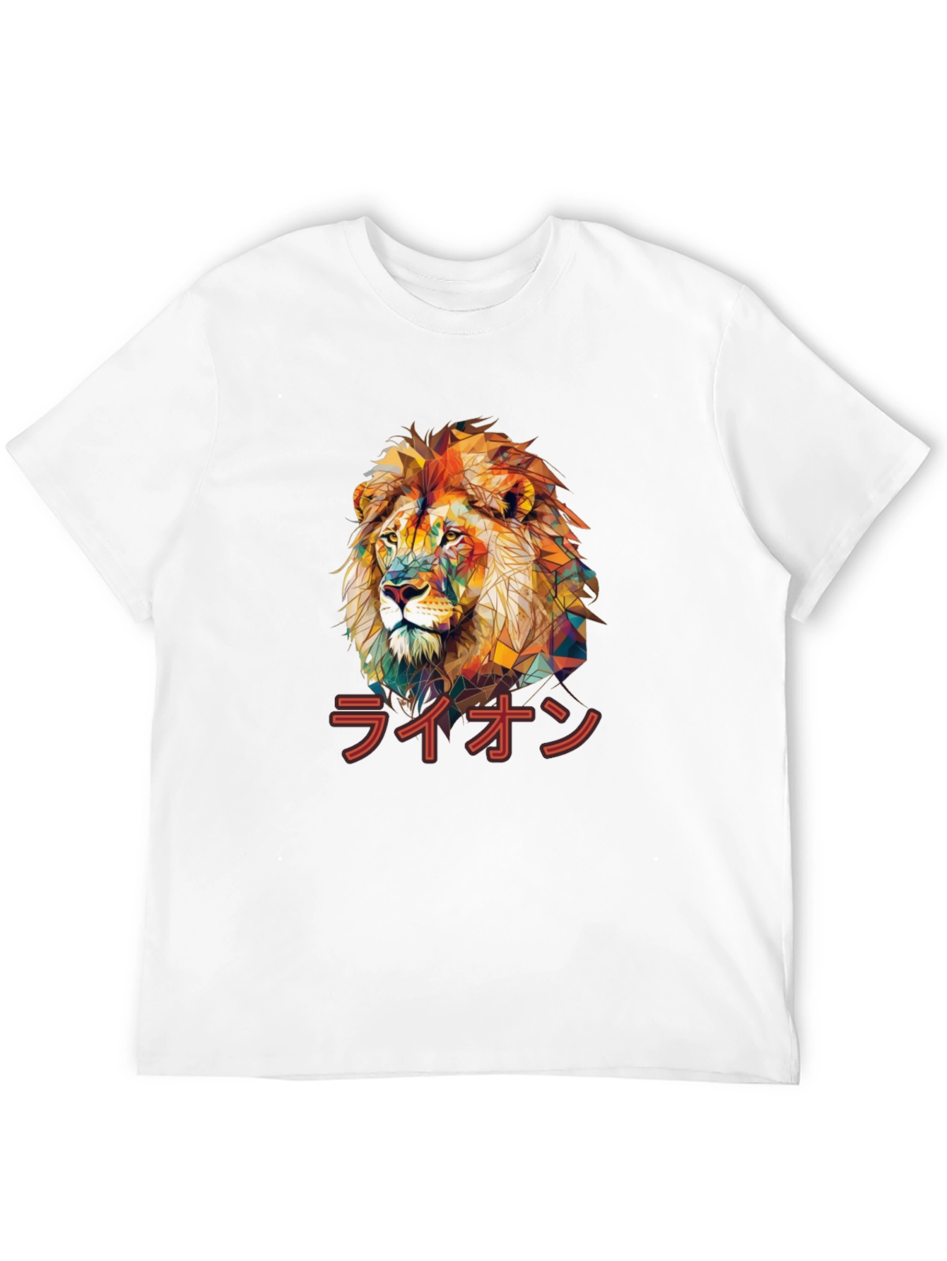 Lion Graphic Print T-Shirt - Stylish Mens Tee