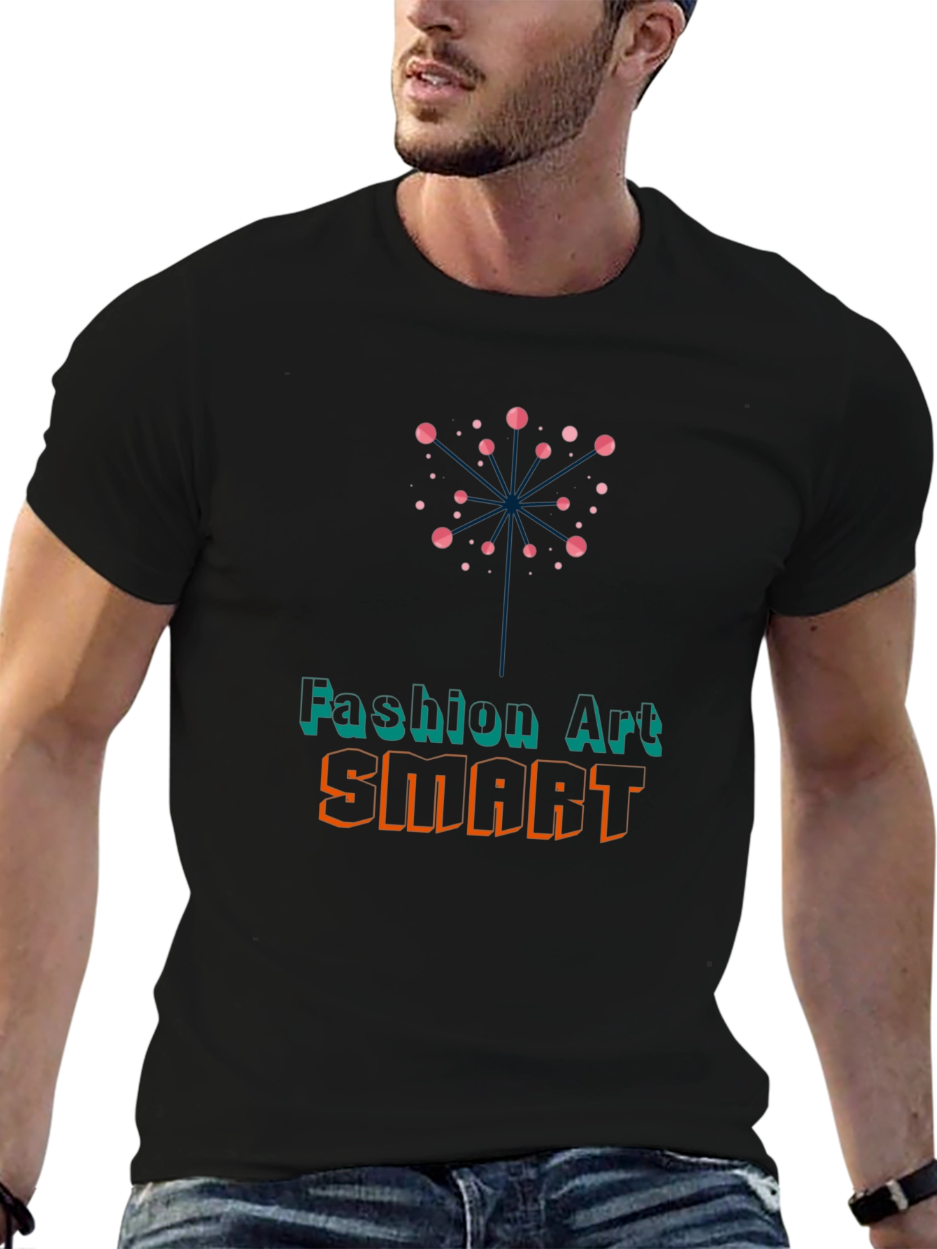 Fashion Art SMART Graphic Print T-Shirt