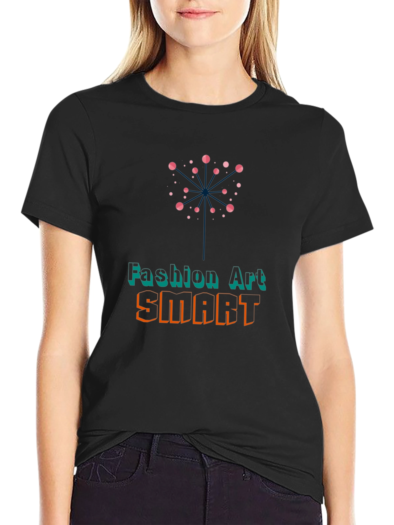 Fashion Art SMART Graphic Print T-Shirt