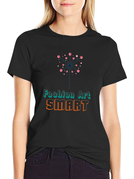 Fashion Art SMART Graphic Print T-Shirt