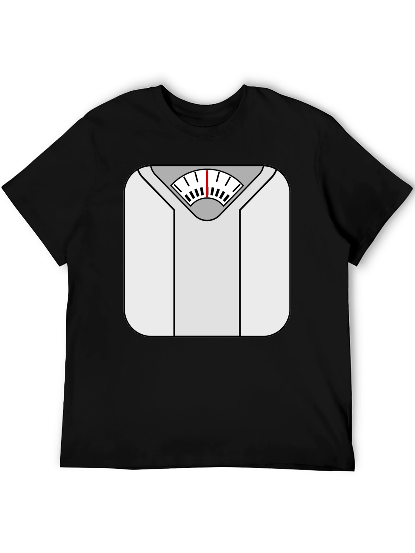 Weight Scale Graphic Tee - Funny Fitness Shirt