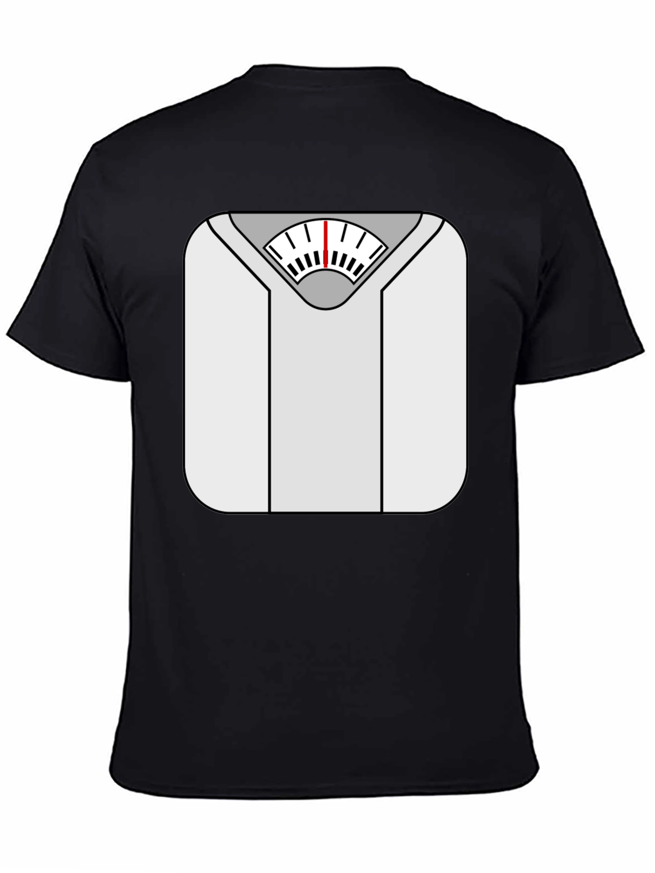 Weight Scale Graphic Tee - Funny Fitness Shirt