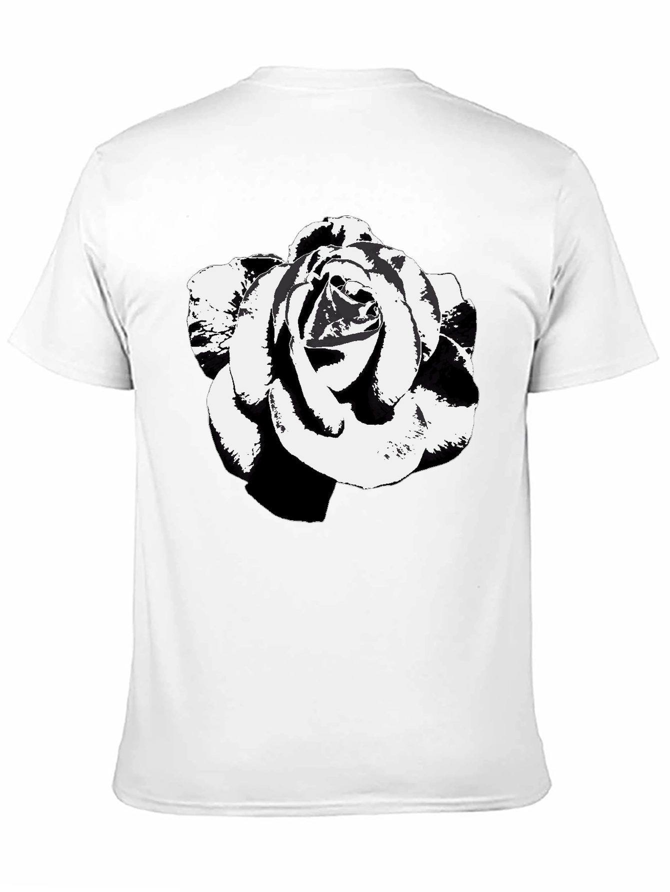 Black Rose Graphic Tee - Stylish & Unique