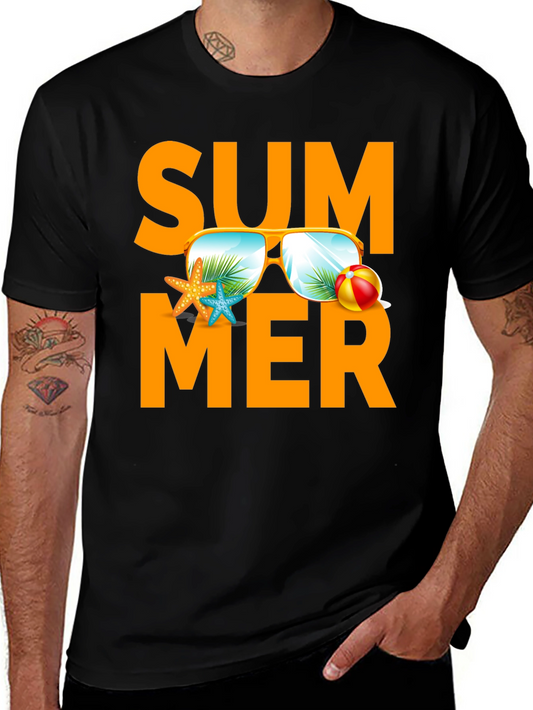 Summer Fun Graphic Tee - Black