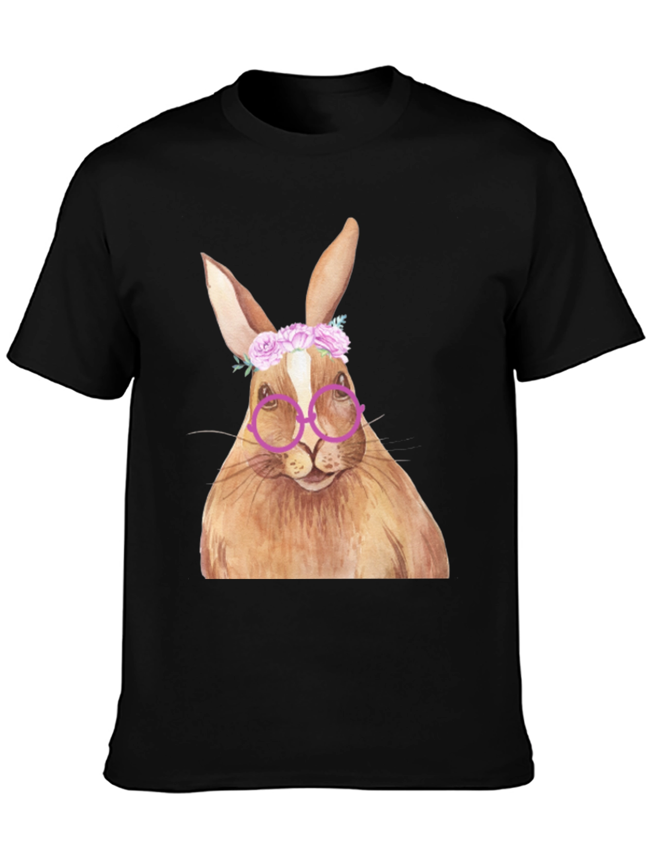 Bunny with Glasses T-Shirt - Unique Graphic Tee