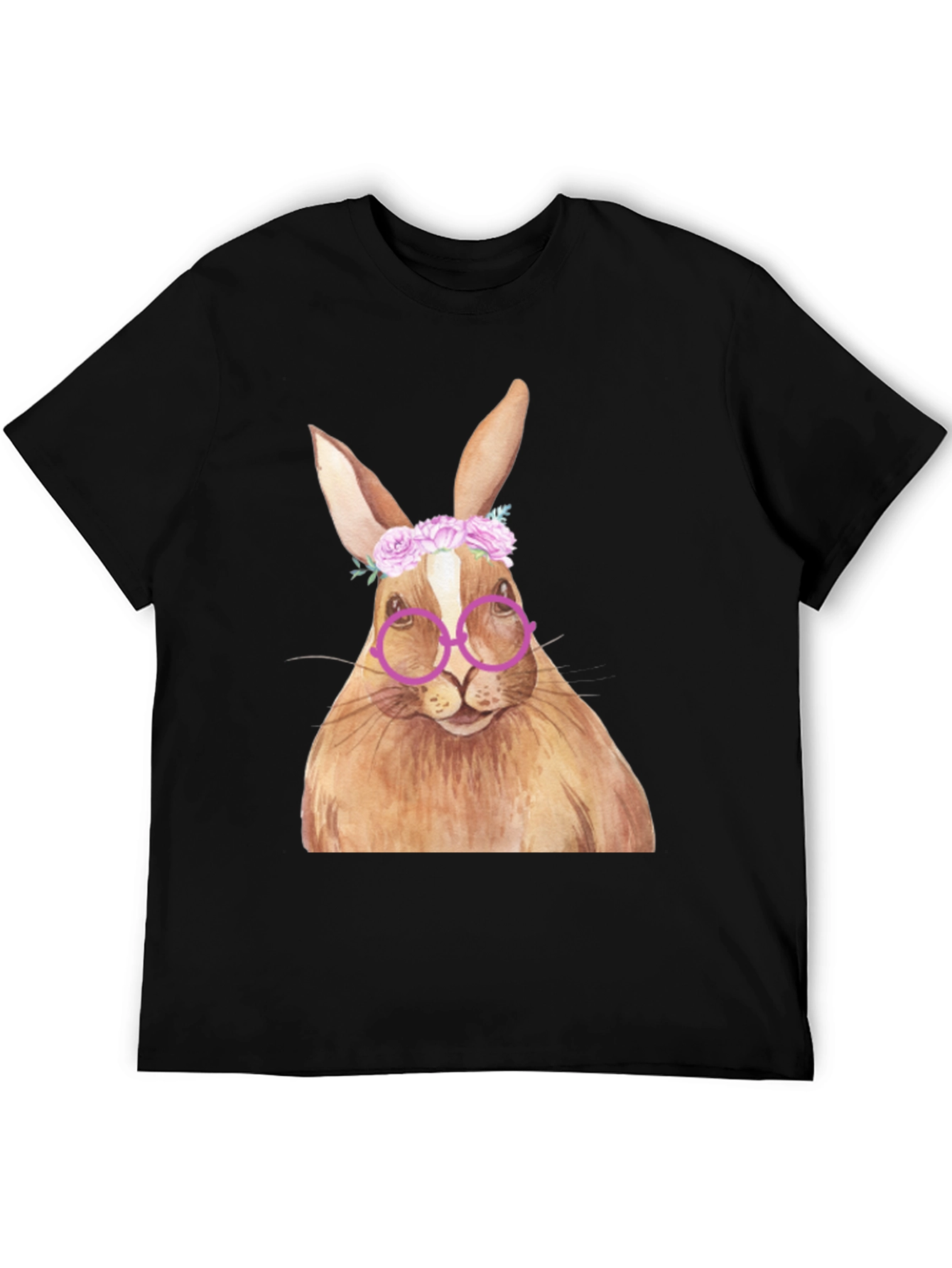 Bunny with Glasses T-Shirt - Unique Graphic Tee