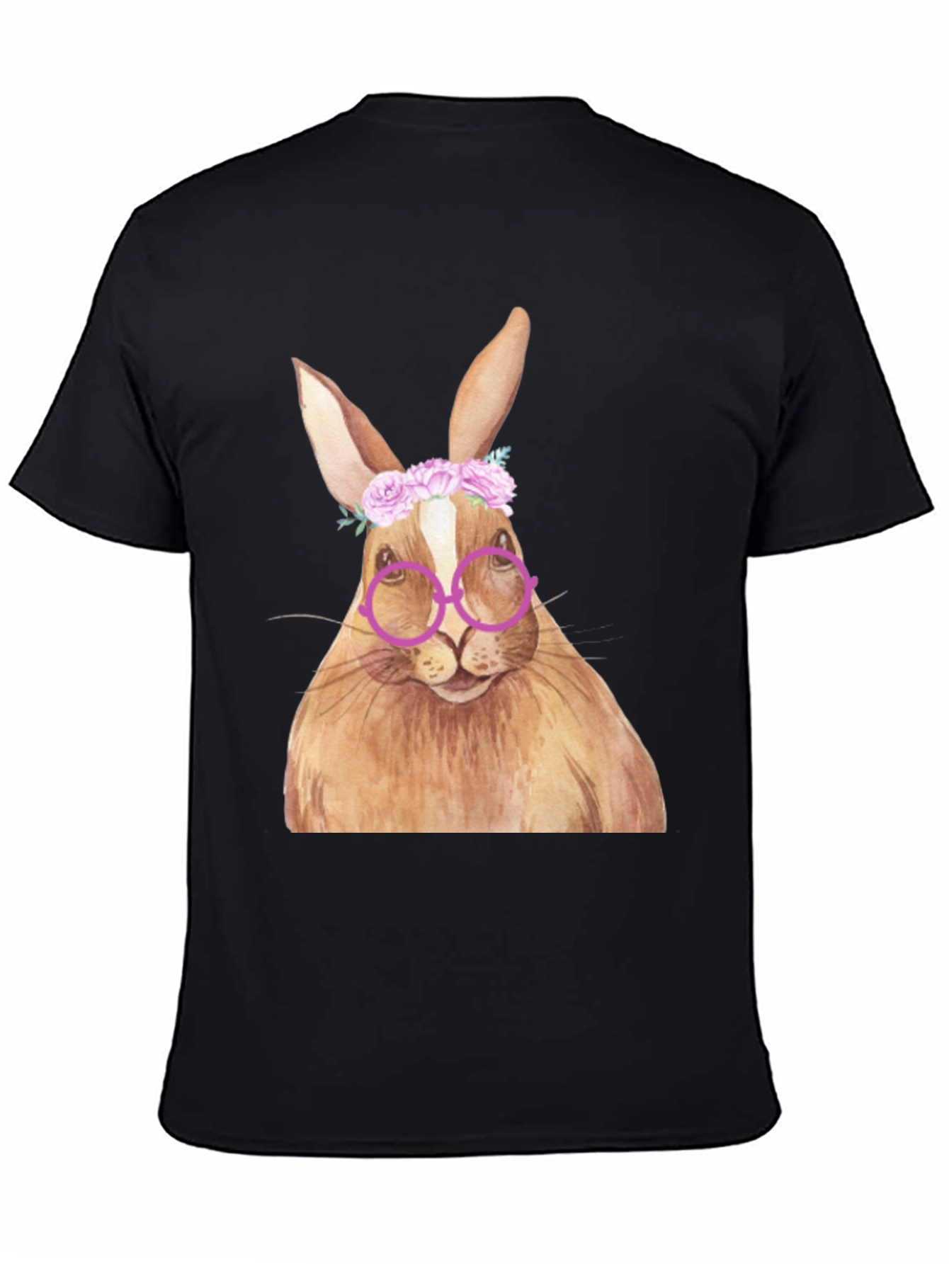 Bunny with Glasses T-Shirt - Unique Graphic Tee