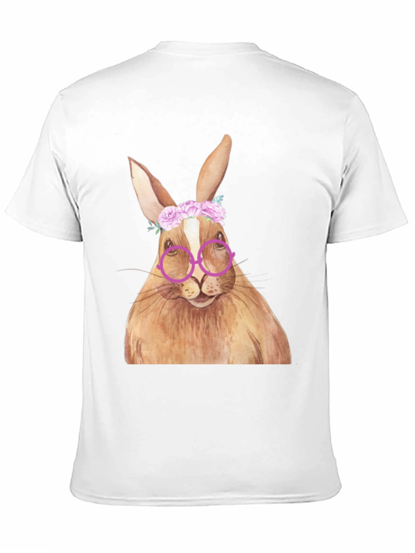 Bunny with Glasses T-Shirt - Unique Graphic Tee