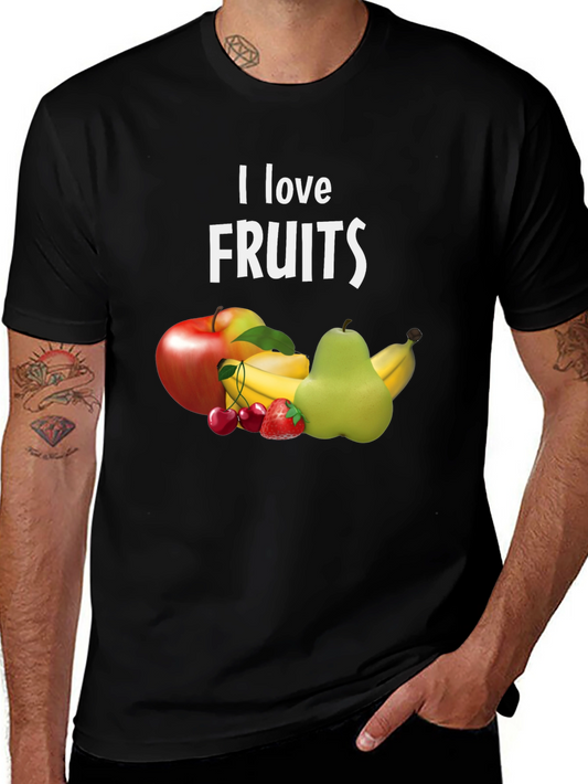 I Love Fruits T-Shirt - Funny Fruit Lover Tee