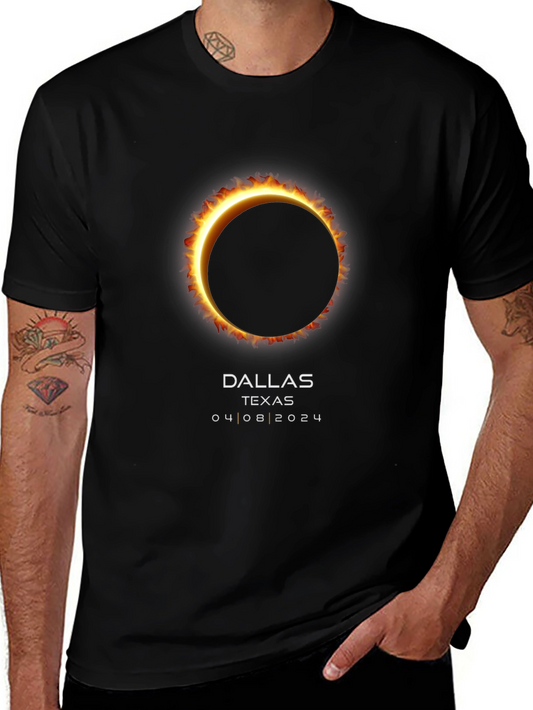 Dallas Texas Eclipse T-Shirt - April 8 2024