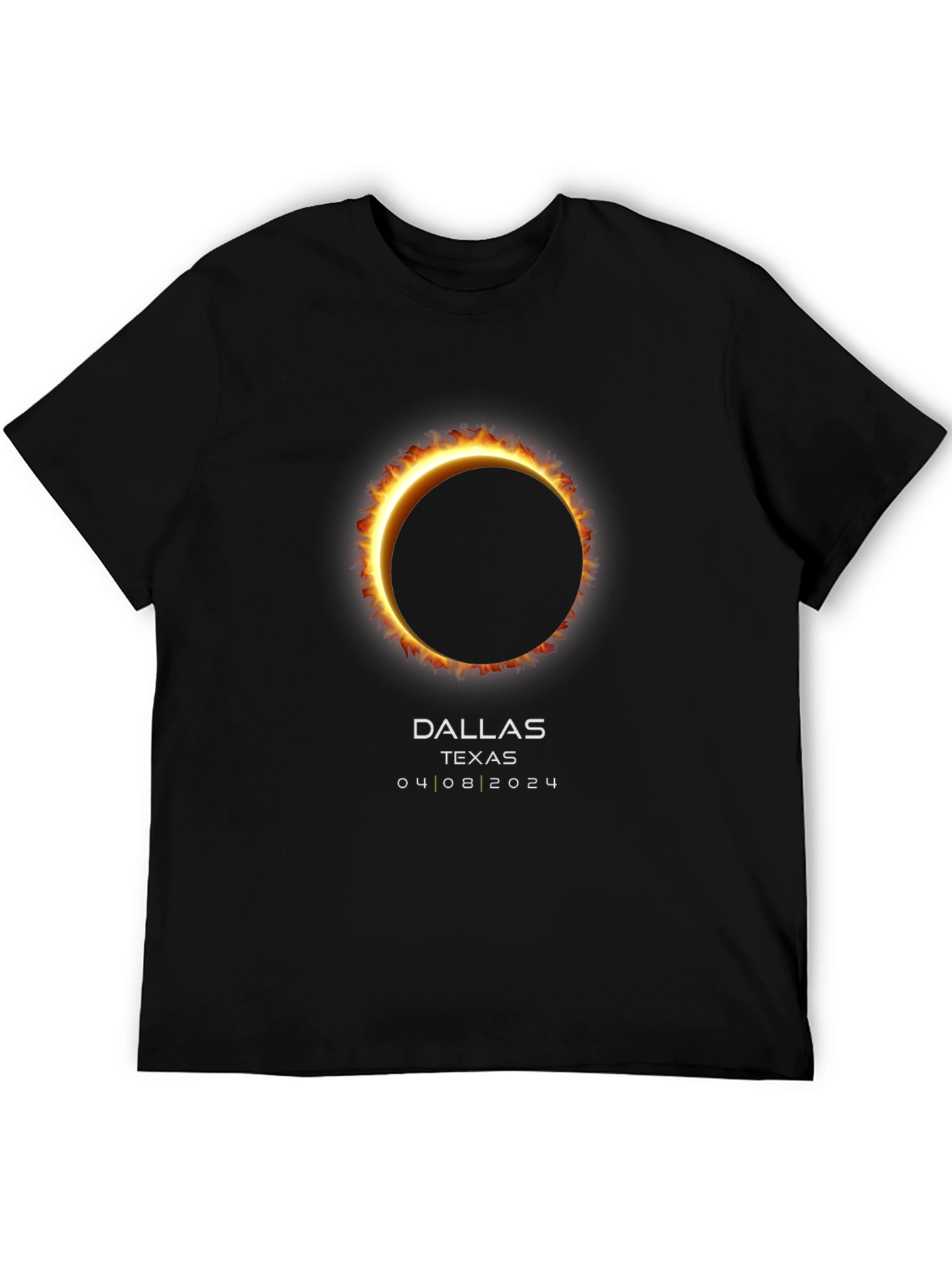Dallas Texas Eclipse T-Shirt - April 8 2024