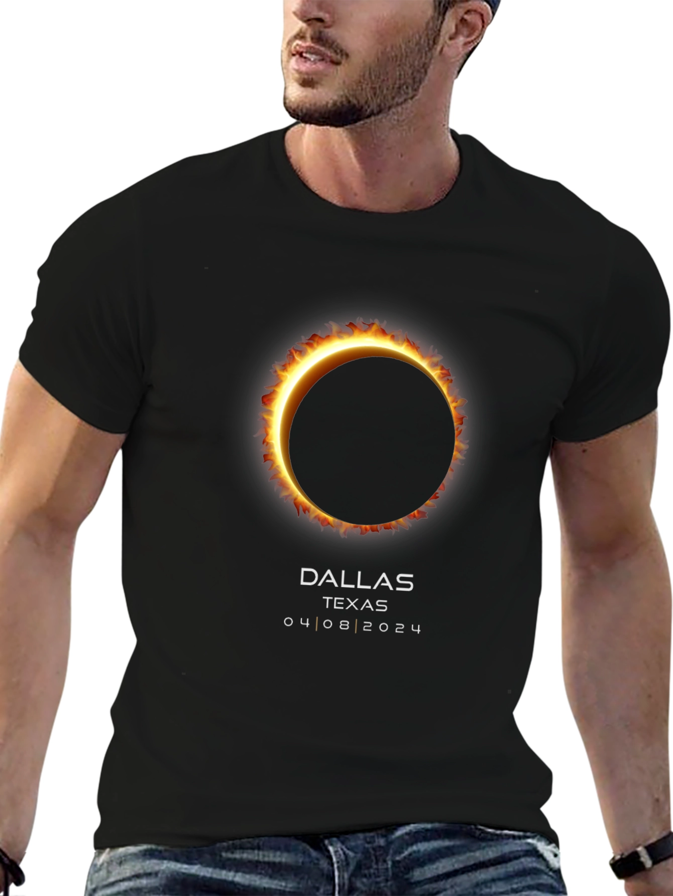 Dallas Texas Eclipse T-Shirt - April 8 2024
