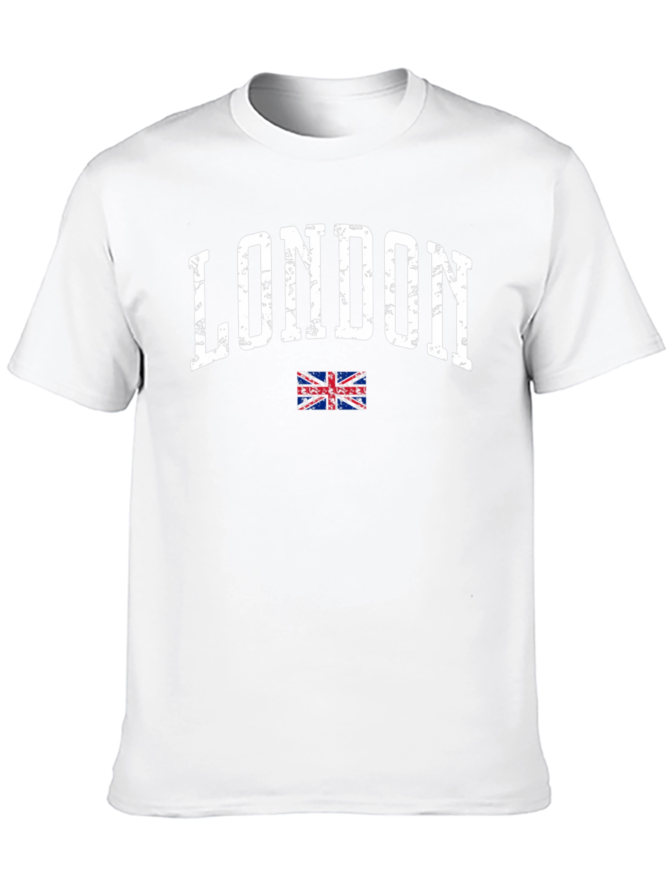 London UK Flag Graphic Tee - Black