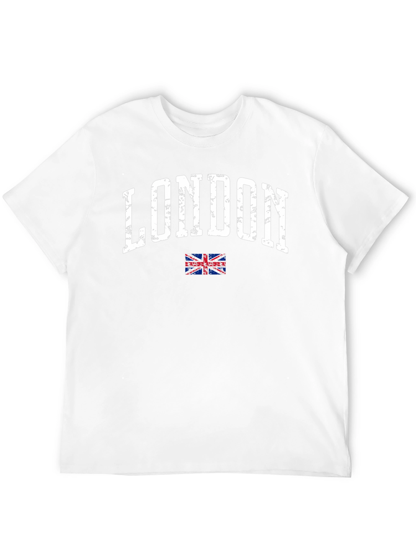 London UK Flag Graphic Tee - Black