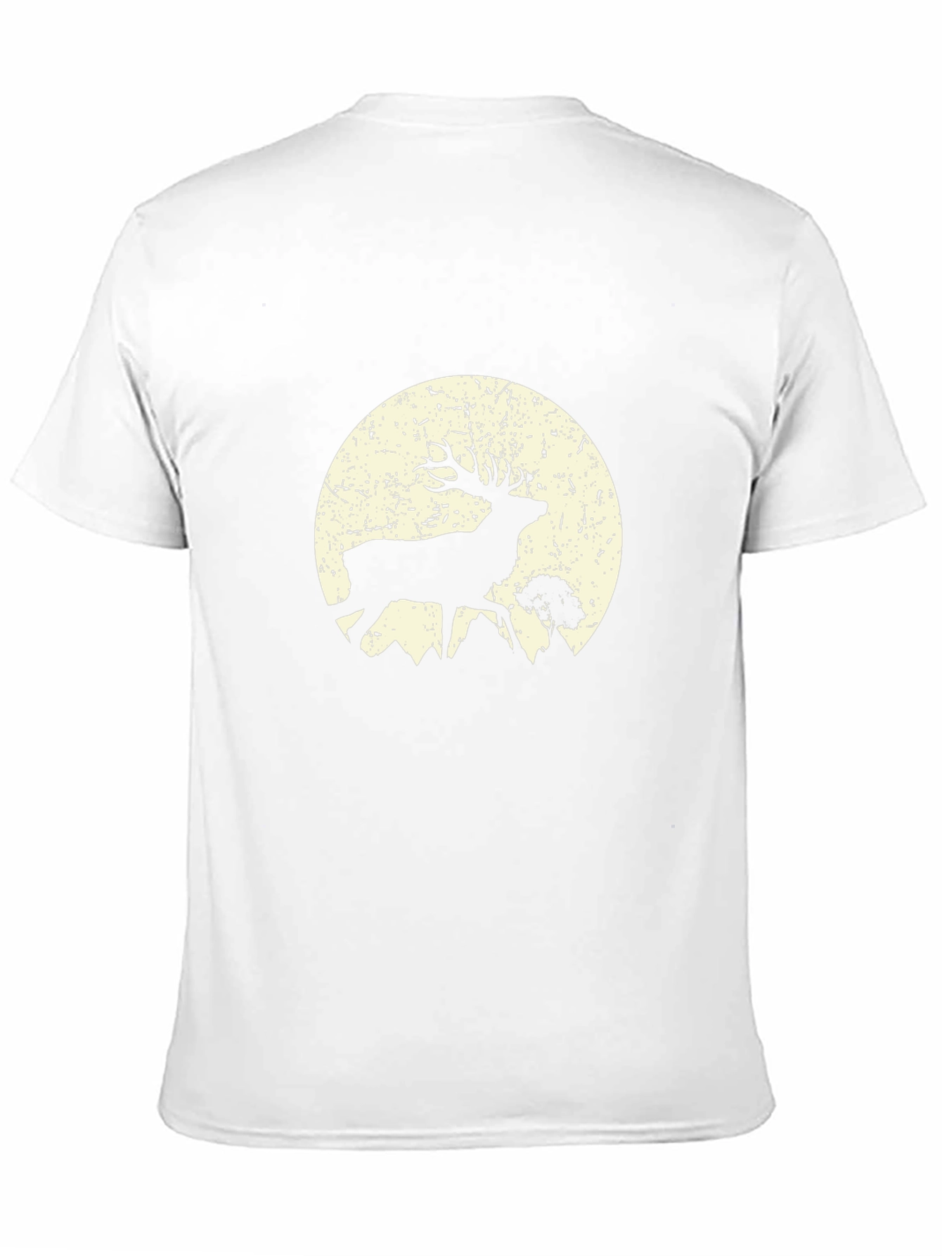 Deer Moon Graphic Tee - Mens Black T-Shirt