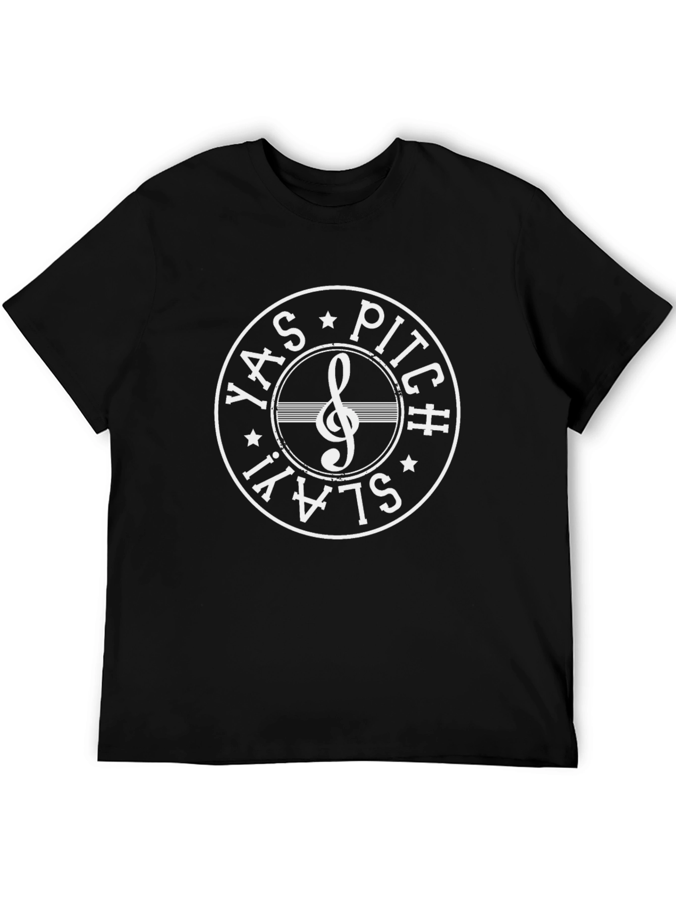 YAS Pitch Slay T-Shirt Music Note Tee