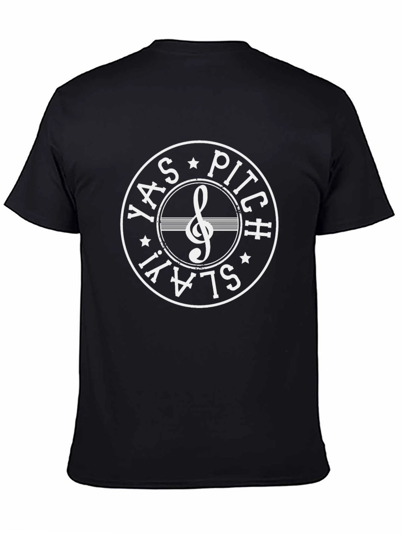 YAS Pitch Slay T-Shirt Music Note Tee