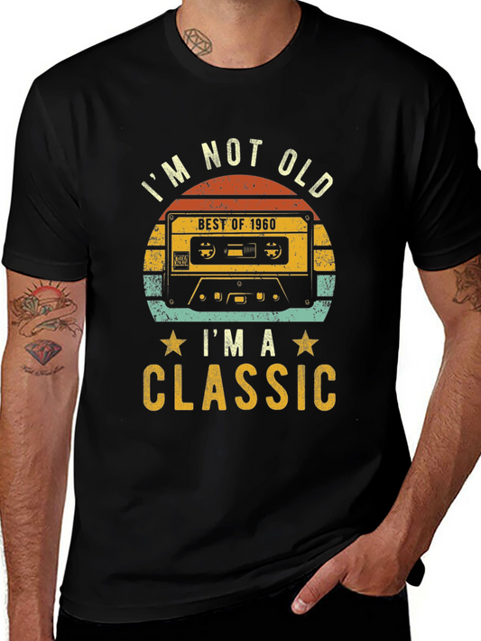 Retro 1960 Cassette Graphic T-Shirt