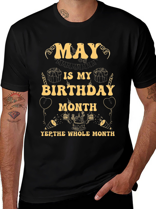 May Birthday Month Graphic T-Shirt