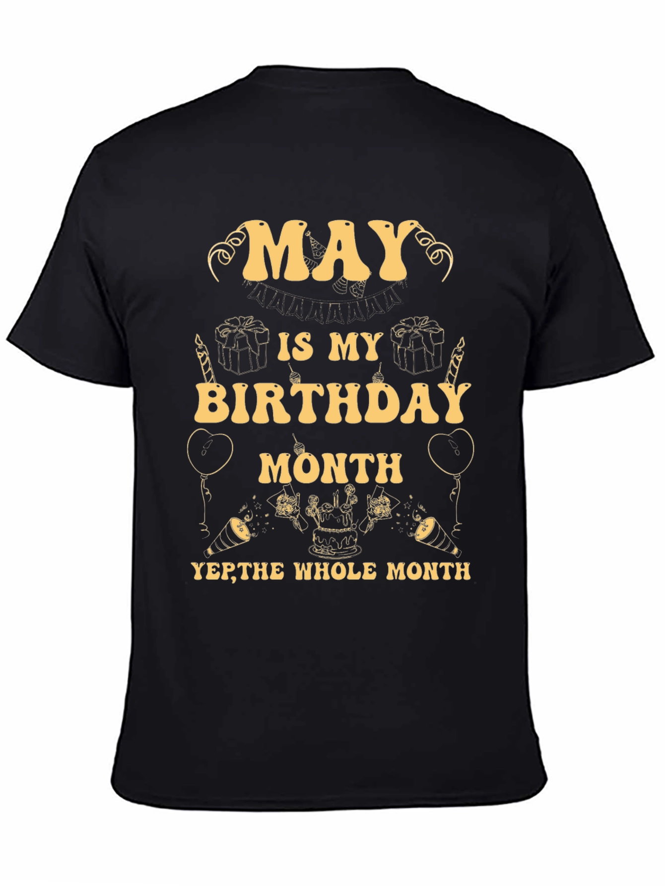 May Birthday Month Graphic T-Shirt