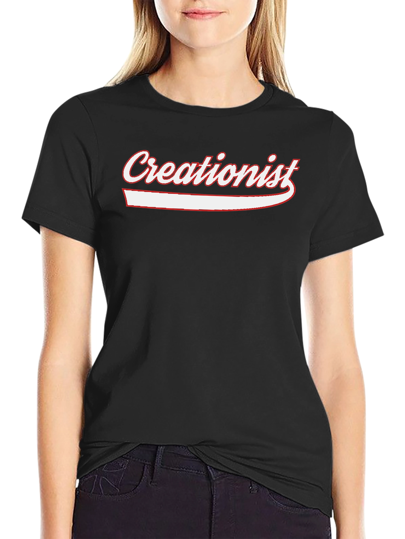 Creationist T-Shirt - Black Cotton Graphic Tee