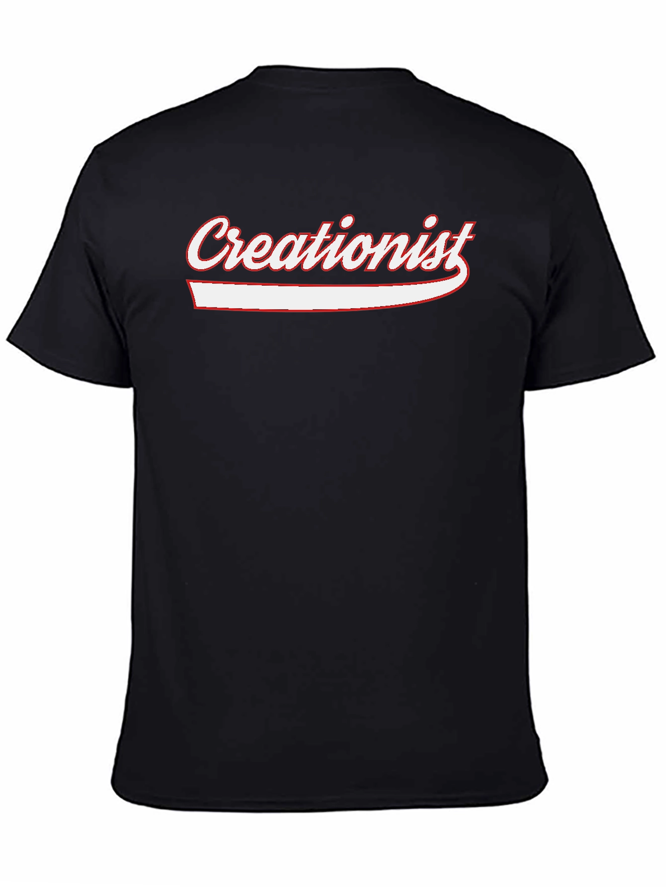 Creationist T-Shirt - Black Cotton Graphic Tee