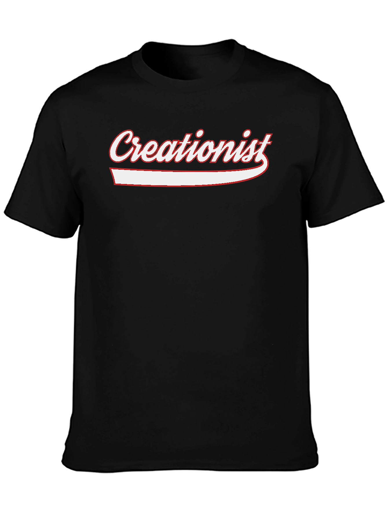 Creationist T-Shirt - Black Cotton Graphic Tee