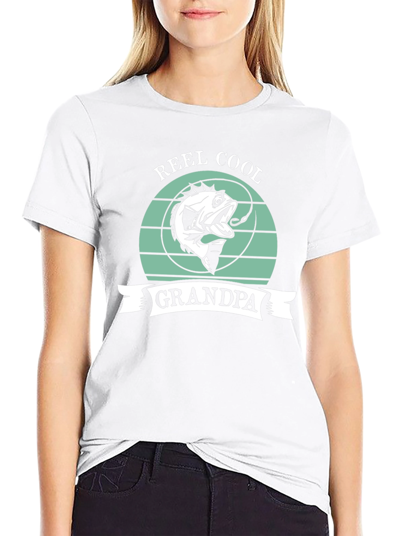 Reel Cool Grandpa Fishing T-Shirt