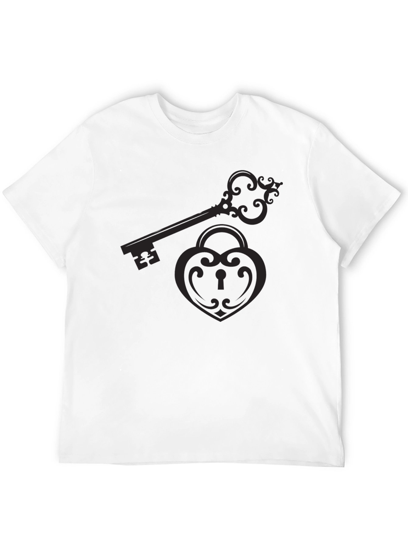 Lock & Key Graphic Tee - Classic Black T-Shirt