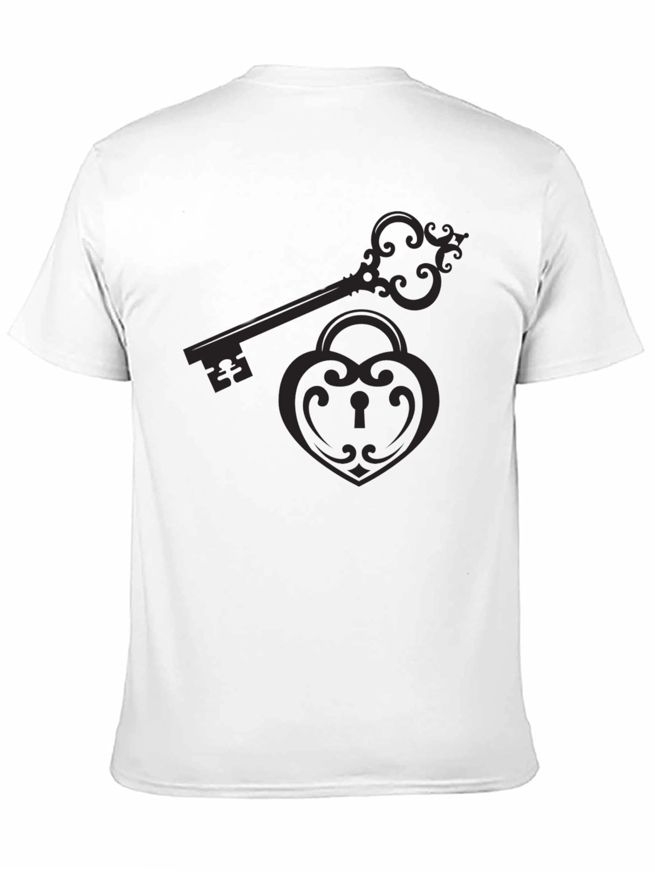Lock & Key Graphic Tee - Classic Black T-Shirt