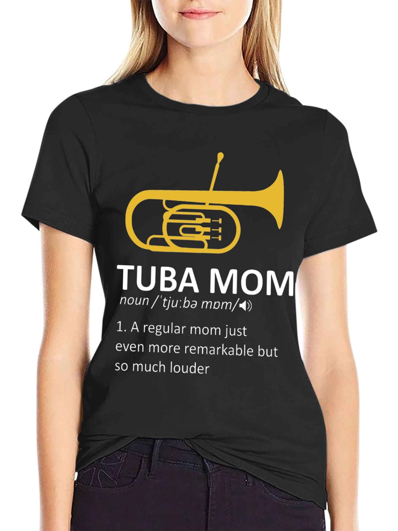 Tuba Mom Graphic T-Shirt