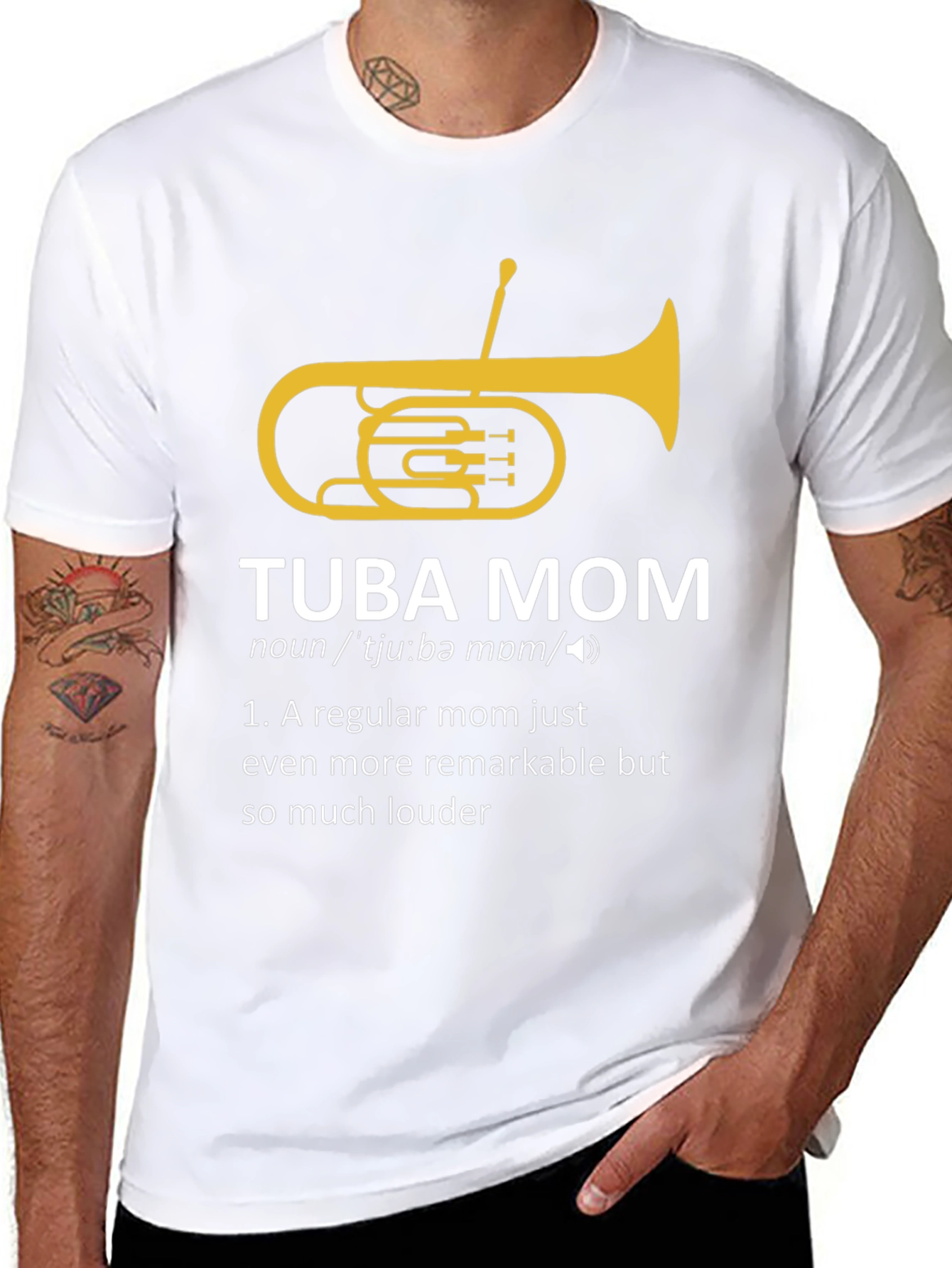 Tuba Mom Graphic T-Shirt