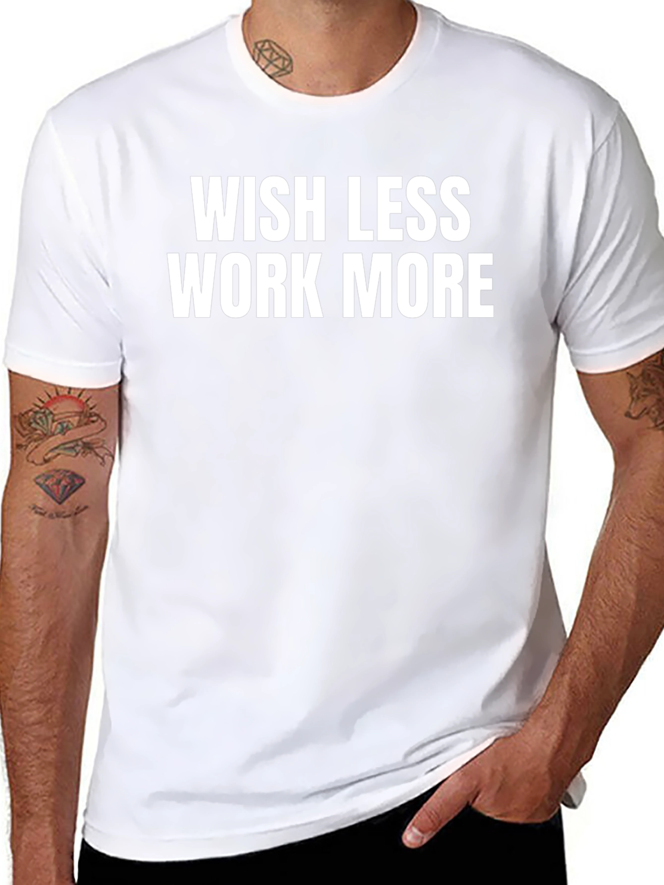 Wish Less Work More Graphic Tee