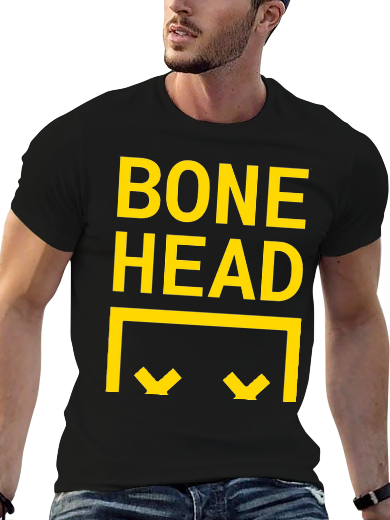 Bone Head Graphic Tee - Black
